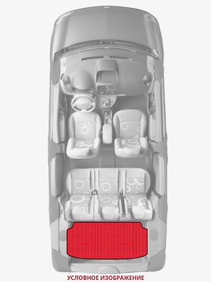 ЭВА коврики «Queen Lux» багажник для Volkswagen Golf GTD